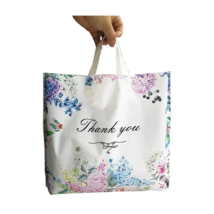 Thank You Plastic Merchandise Shopping Bags Boutique Bags Retail Bags for all kinds of high-end luxury goods