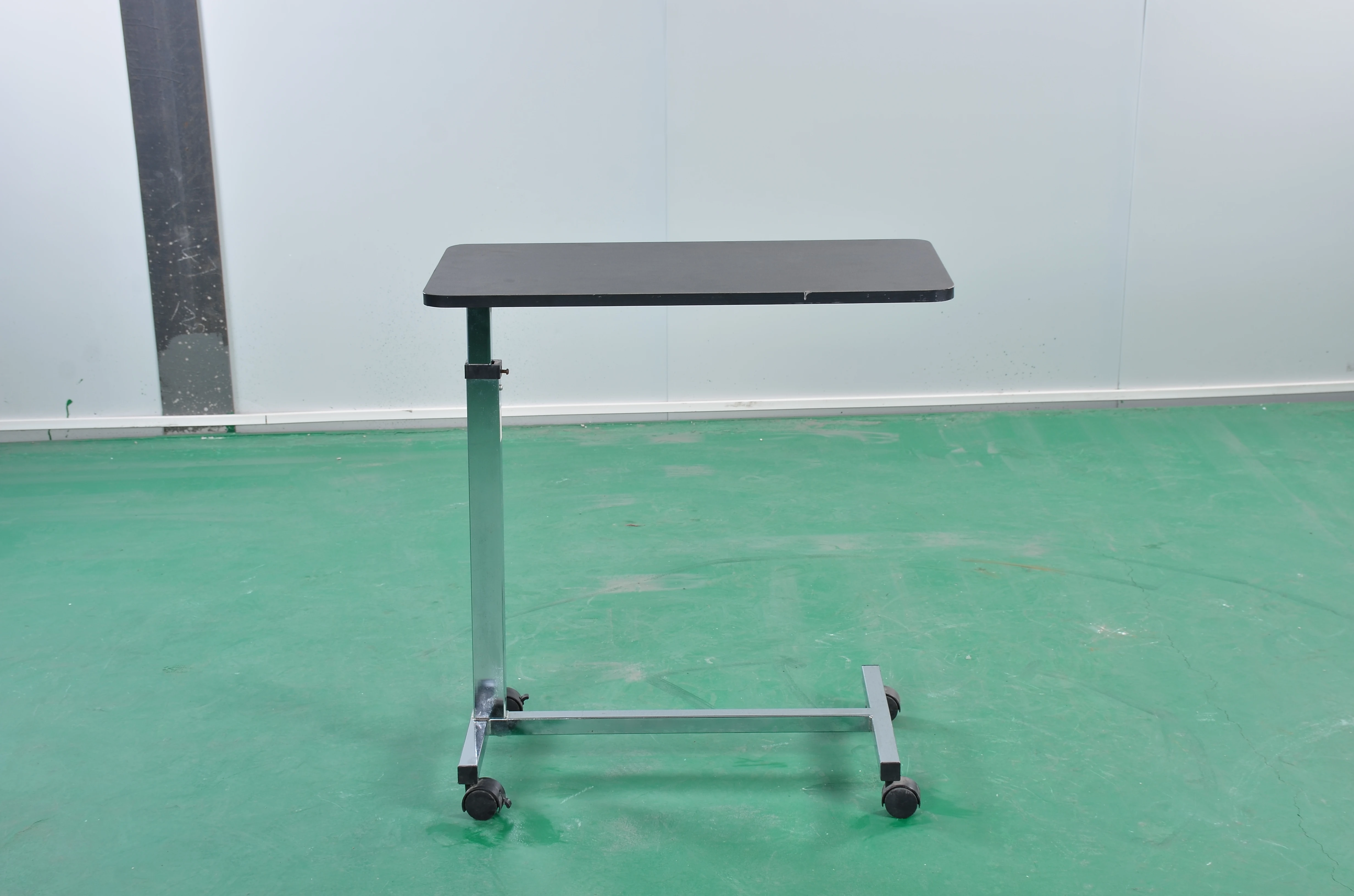 XF688b Wood ABS top Height adjustable hospital over bed table