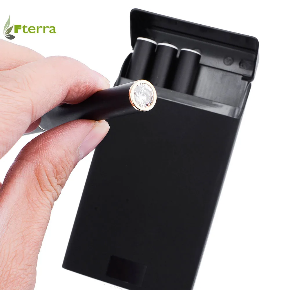 
new disposable 808 vape pen with charger case e cig 500 puffs empty cartridge 