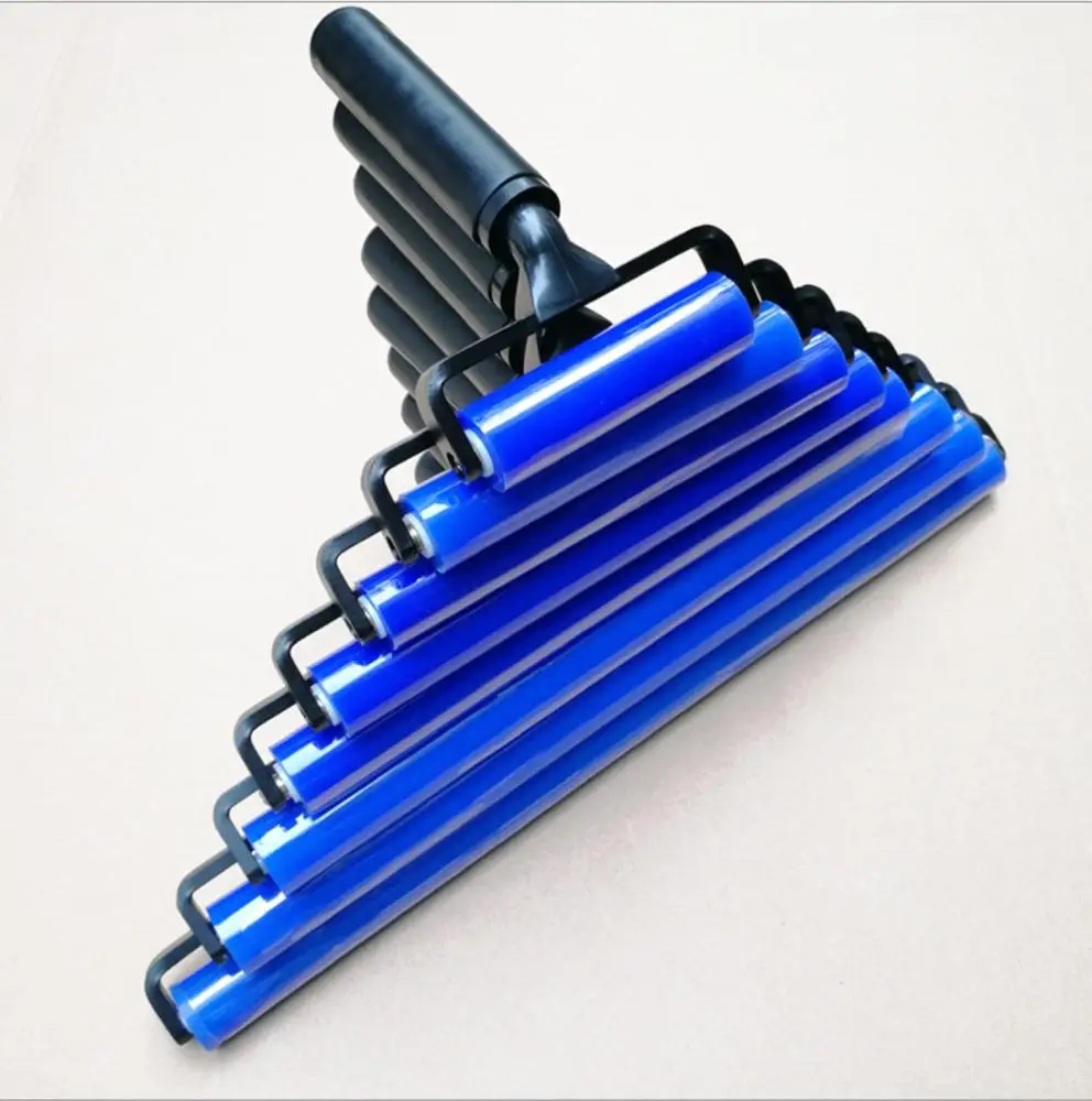 Силиконовый ролик для очистки пыли, высокая производительность, улучшенная упаковка, 2-24 дюйма