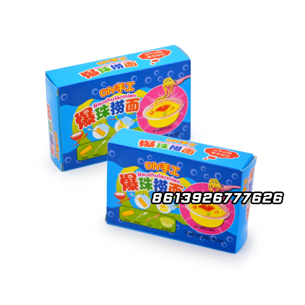 DIY new funny Blasting noodles jelly candy