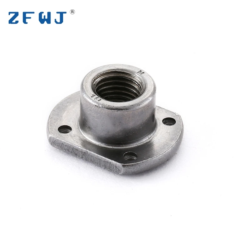 China fastener manufacturer zinc plate M7/16 t type weld nut