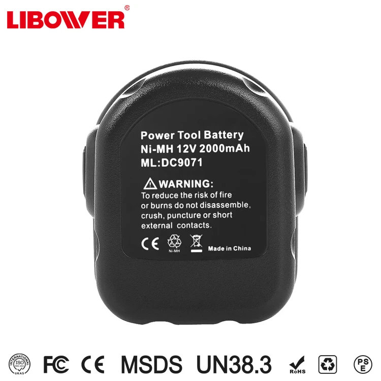 Libower For Dewalt 12v Li-ion Replacement 12v 2.0ah/2.5ah/3.0ah Ni-mh Cells Battery For Power Tools Battery