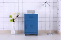 Manufacturer wholesale home furniture nightstand metal steel cabinet bedside table