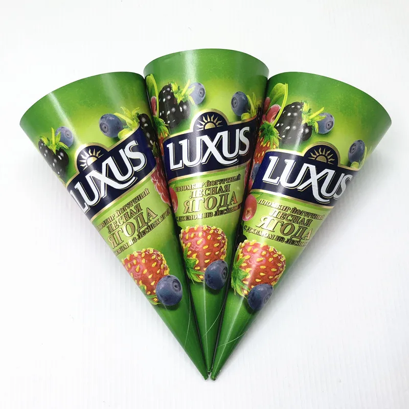 ice cream paper cone sleeve