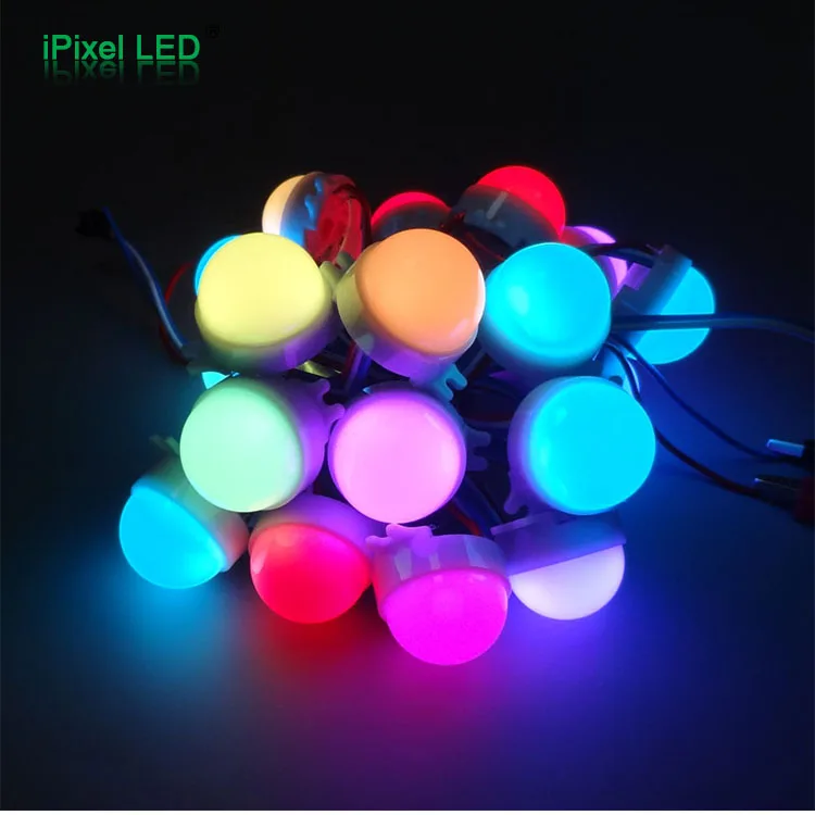 waterproof smd dmx rgb led pixel wall dmx 512 DC 12V ws2801 led bulb compatible with dmx , Artnet controller