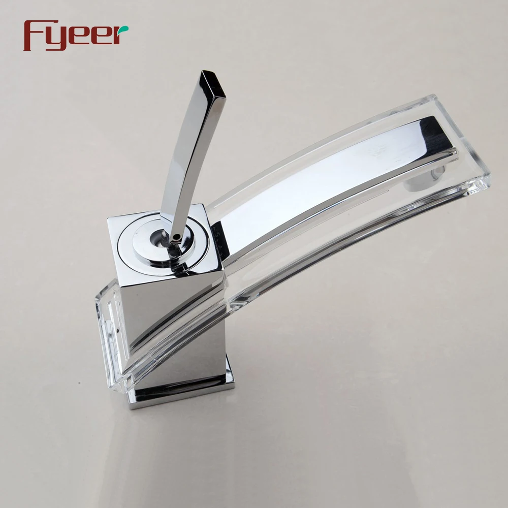 Fyeer Attractive Bathroom Glass Basin Mixer Tap