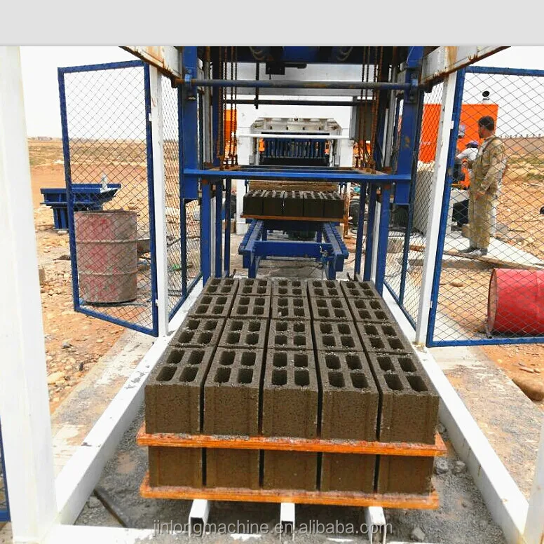 qtj10-15 automatic concrete block making machine, machine pour brique bloc