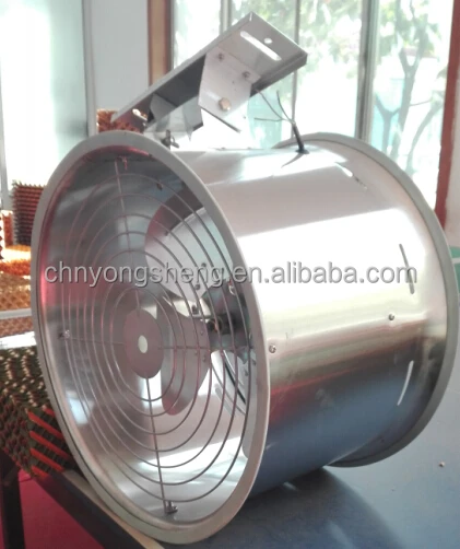 Yongsheng series low cost axial louvered exhaust fan for sale