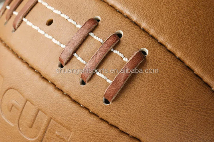100% Pure Cow Leather Traditional Handsewn Softly Brown PVC Size 5 Retro Soccer Ball,Soccer Ball Retro