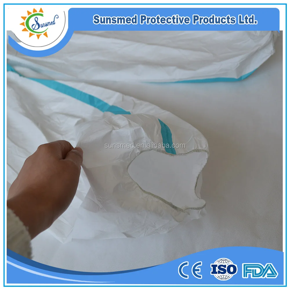 disposable nonwoven breathable film protective coverall disposable work overalls disposable coverall with hood