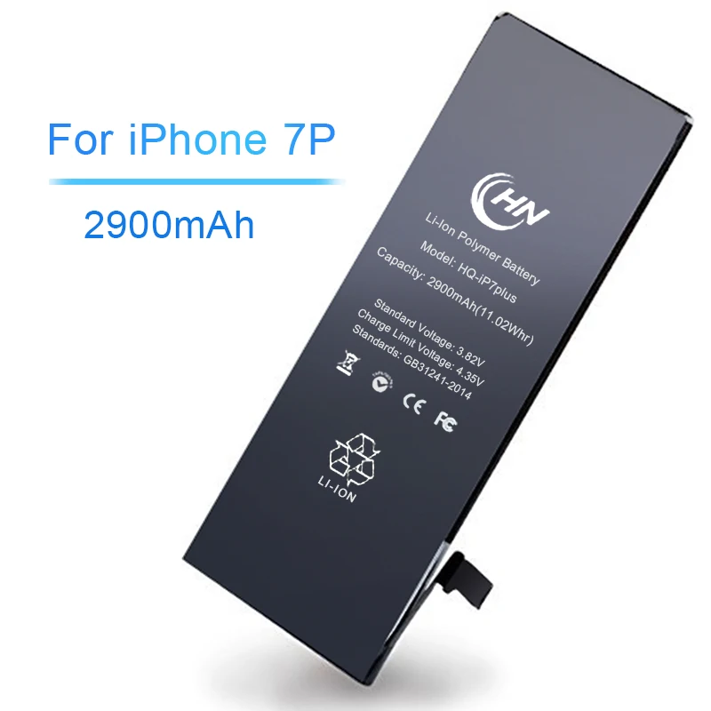 2910 mah rechargeable genuine battery for iphone 7 plus battery replacement