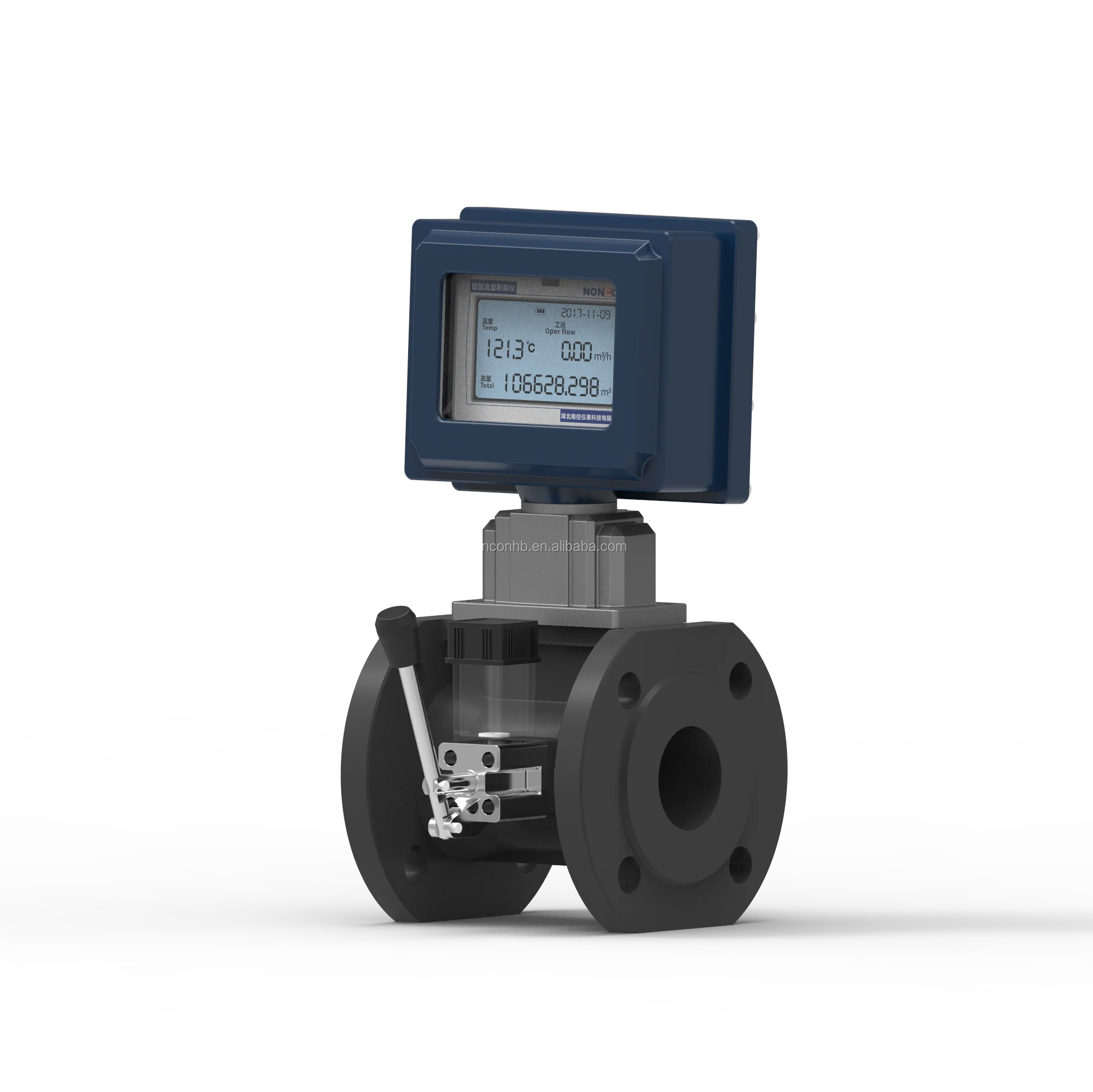 digital natural Gas air turbine flow meter sensor ammonia argon flowmeter with temperature pressure compensation