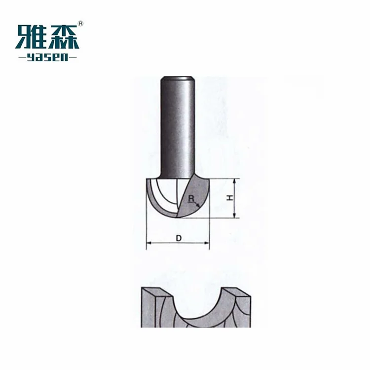 Tungsten Carbide Tools CNC Router Bits Cove Box Bit for Woodworking