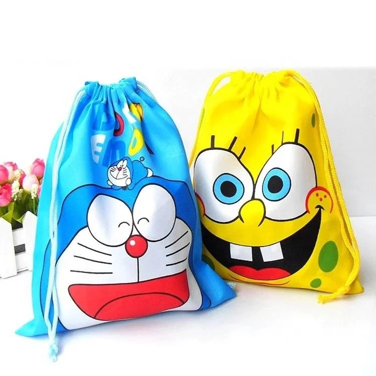 Qetesh Cotton Fashionable School Sport Woman Drawstring Bag