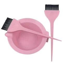 A Clearance Sale Hot Pink Salon Dyeing Hair Coloring Brush and Bowl