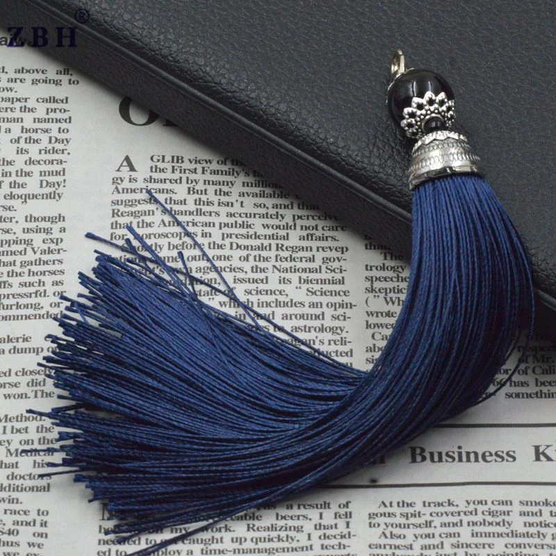 14cm high quality and cheap price multi colors nylon tassel for bag