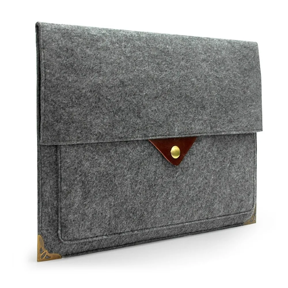 13 Inch 14 Inch Quilted Laptop Sleeve Waterproof Felt Laptop Cover for Notebook Ultrabook Bag