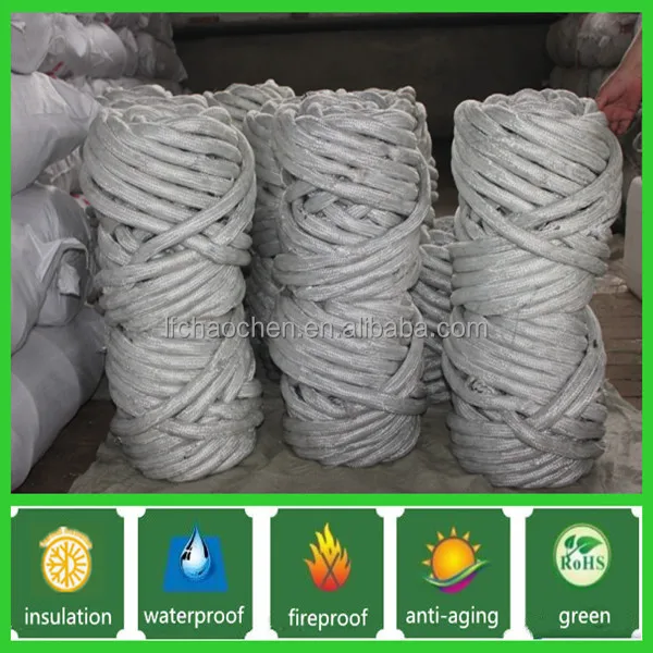 Good Quality High Temperature Resistance Ceramic Fiber Round Braided Rope