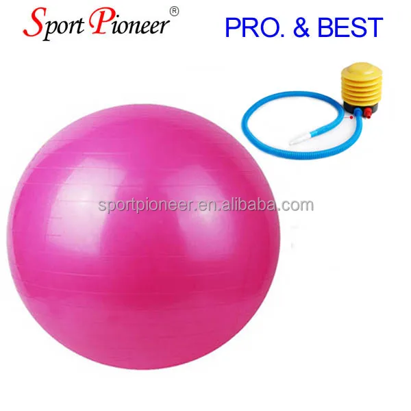 
anti burst gym ball Soft pilates ball Non-toxic exercise ball 