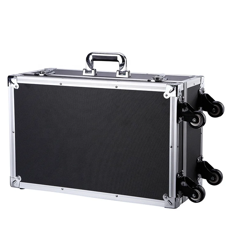 Carry-on aluminum tool case trolley luggage suitcase