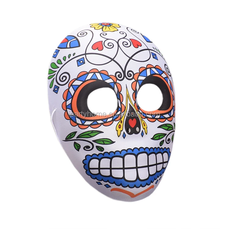 Halloween Party Day of the Dead Sugar Skull Full Face Mask