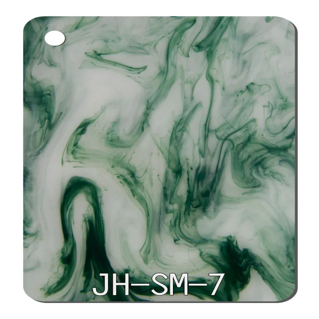 Coloured Sheet Decorative 3D Wall Panel green ink wave acrylic sheet