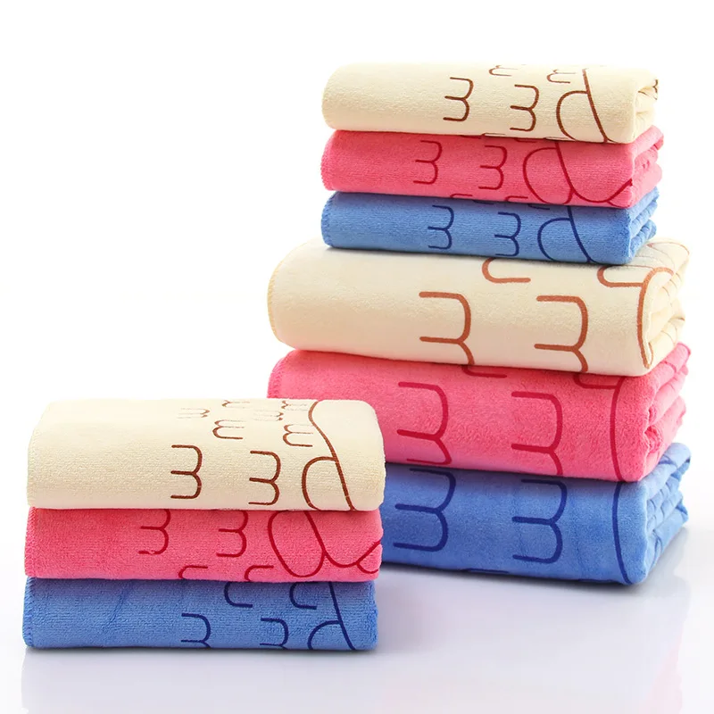 
hot sale china product microfiber hair towel rabbit printing hair wrap towel quick dry suitable for home hair salon wholesale 