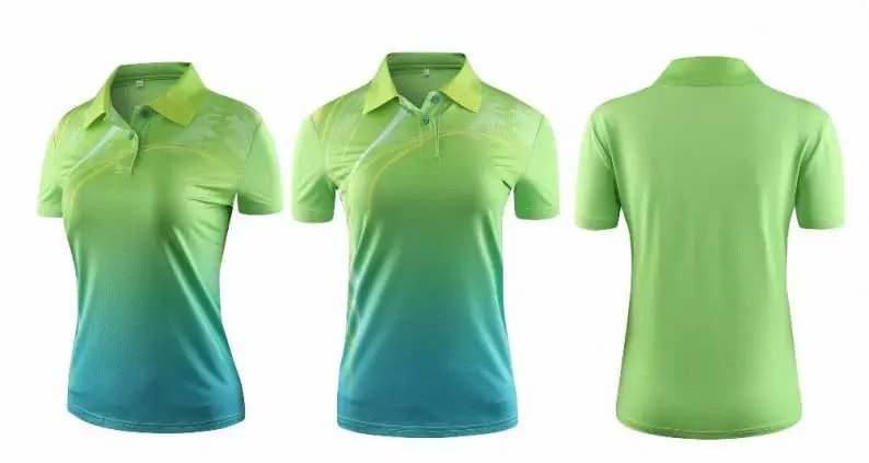 Wholesale unisex custom printing tennis wear polo shirt with high quality