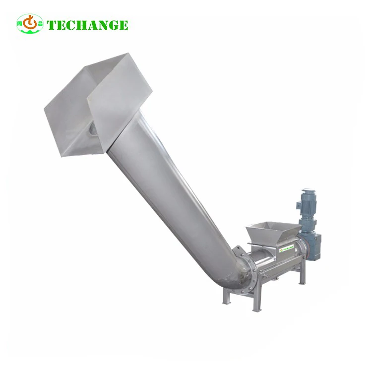 Quality assurance Belt conveyor Screw compactor sludge conveyor