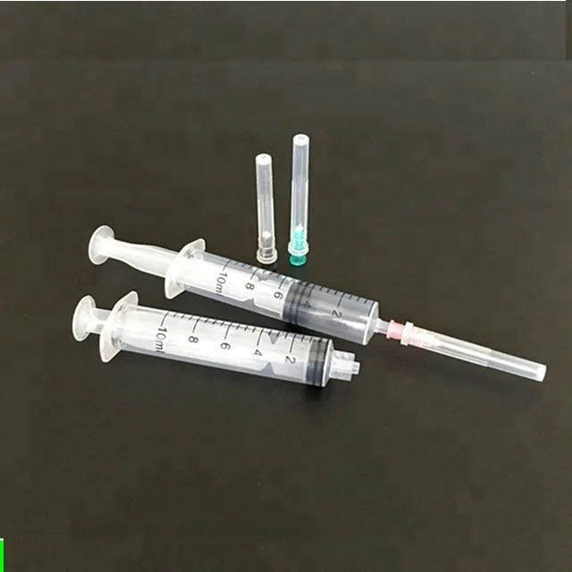 Safety Medical Luer Slip Three Parts Disposable Rubber Syringe Plunger