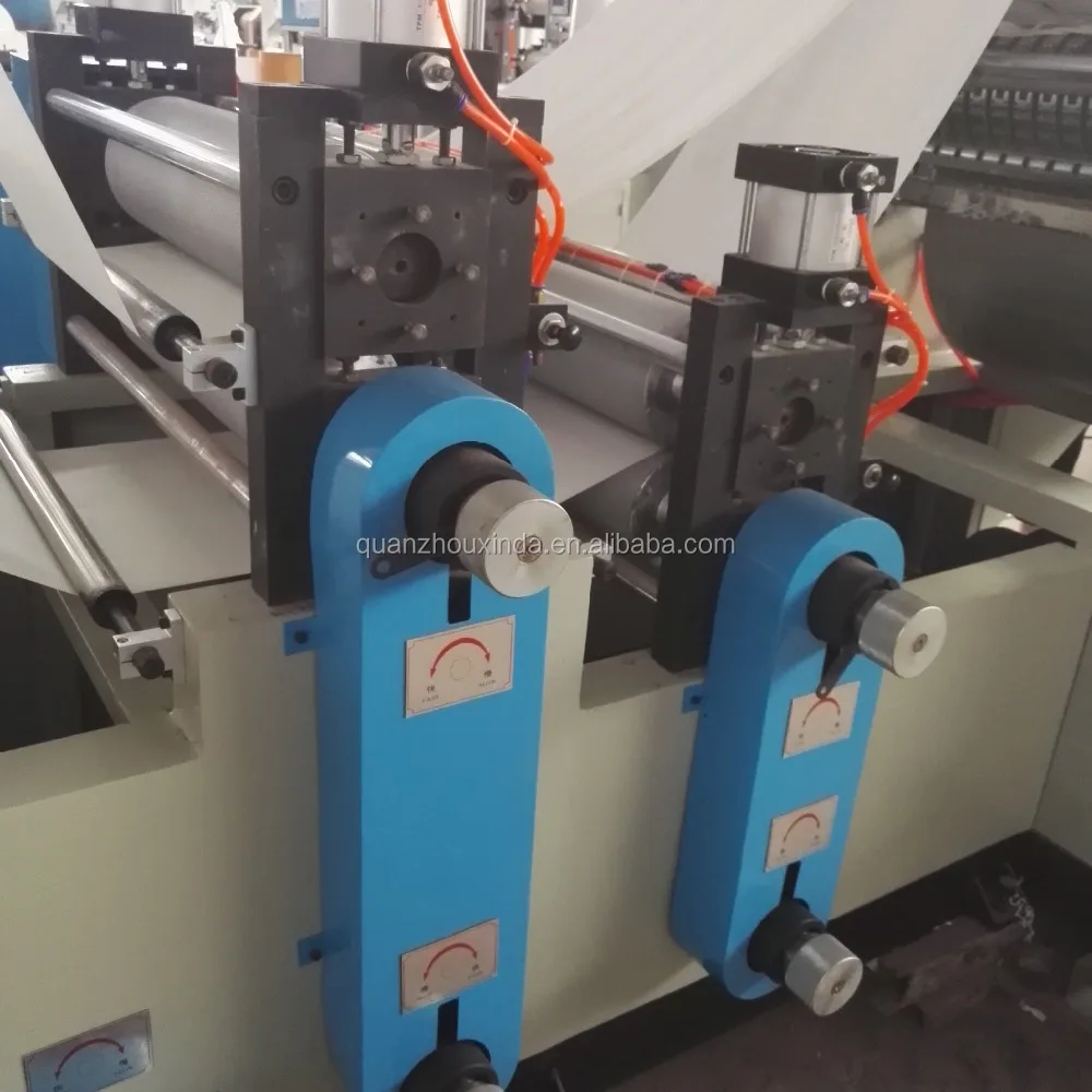 Hygienic V folded hand towel folding and cutting equipment/multi folding embossed paper towel interfold machinery for sale