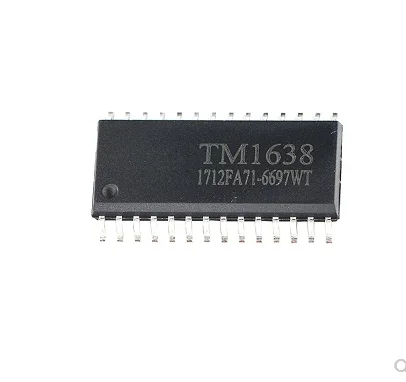 Новые оригинальные чипы IC, СВЕТОДИОДНЫЙ Драйвер IC TM1638 SOP-28