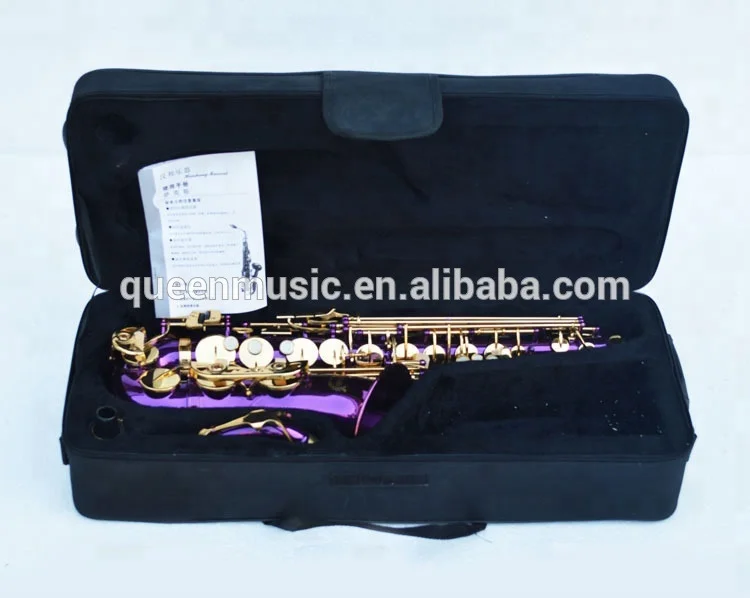 
Alto saxophone/Saxophone/Wind instrument/Purple saxophone 