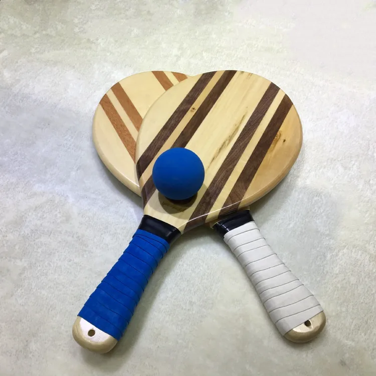 Wholesale custom Fashion high-end wooden beach tennis paddle/racket/racquet