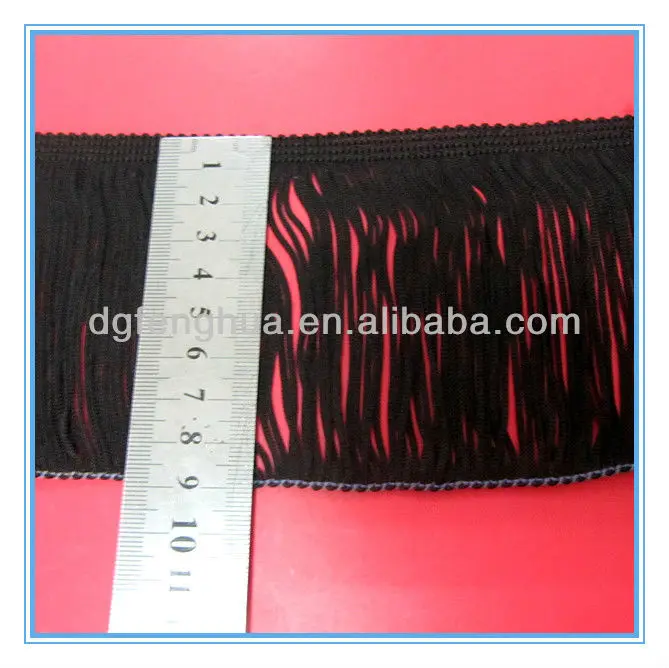 Mini Fashion fringe tassel  for garment accessories & White rayon fringe for clothes