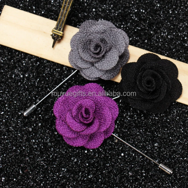 Мужские заколки для лацканов с изображением цветов, 2017