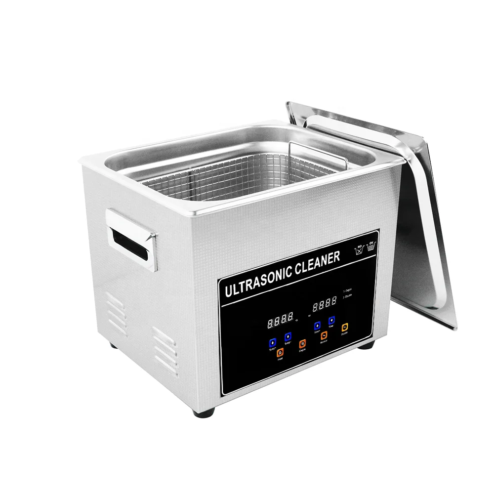 New powerful ultrasonic cleaner 10L Ultrasonic  power 360W Digital degas function semiwave /full wave switchable