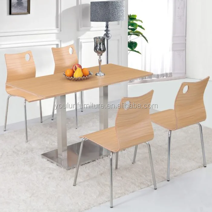 Набор стульев для ресторана, стол зеленого цвета