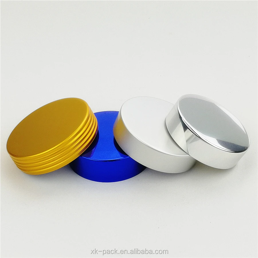 Изготовленная на заказ алюминиевая металлическая винтовая крышка матовый золотого и серебряного цвета для банки в бутылках