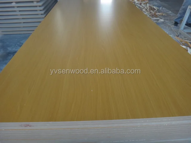2mm 2.5mm melamine MDF board for furniture backboard