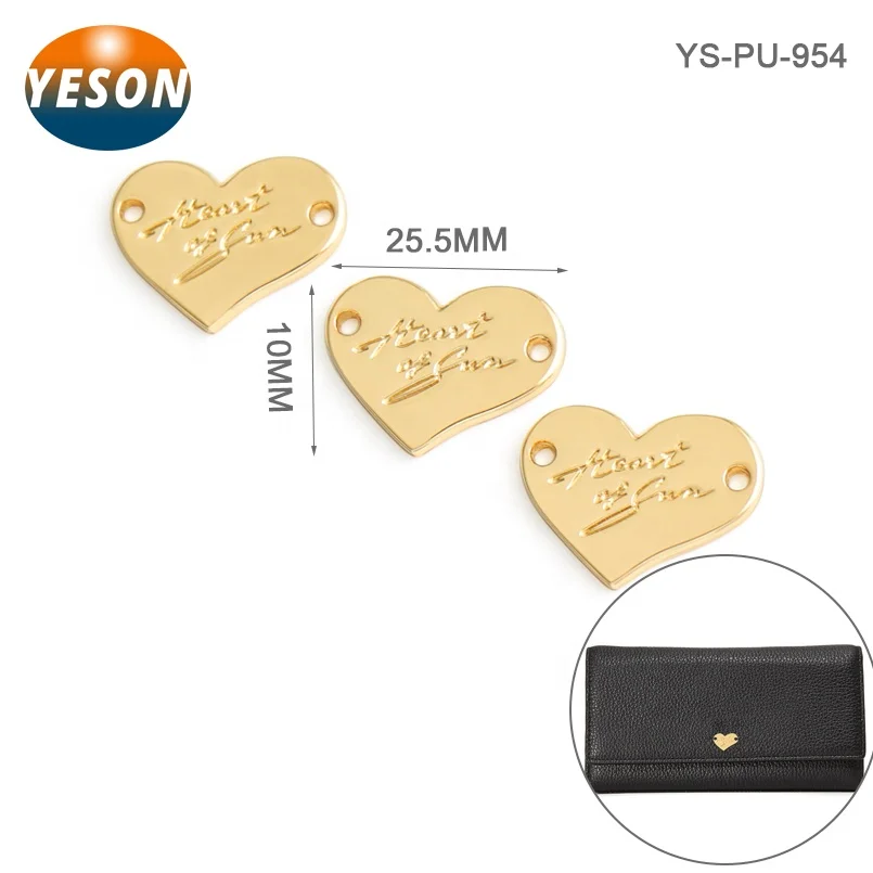 
Custom Metal Clothing Labels, Rose Gold Garment Logo Metal Clothing Tags, Sewing Metal Brand Logo Label with Holes for Swimwear 