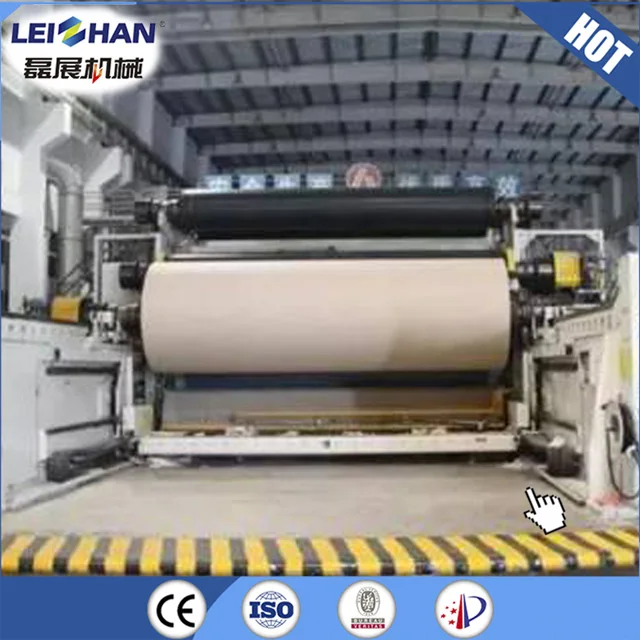 Waste Paper Recycling Machine Cardboard Kraft Fourdrinier Corrugated Fluting Paper Making Machine