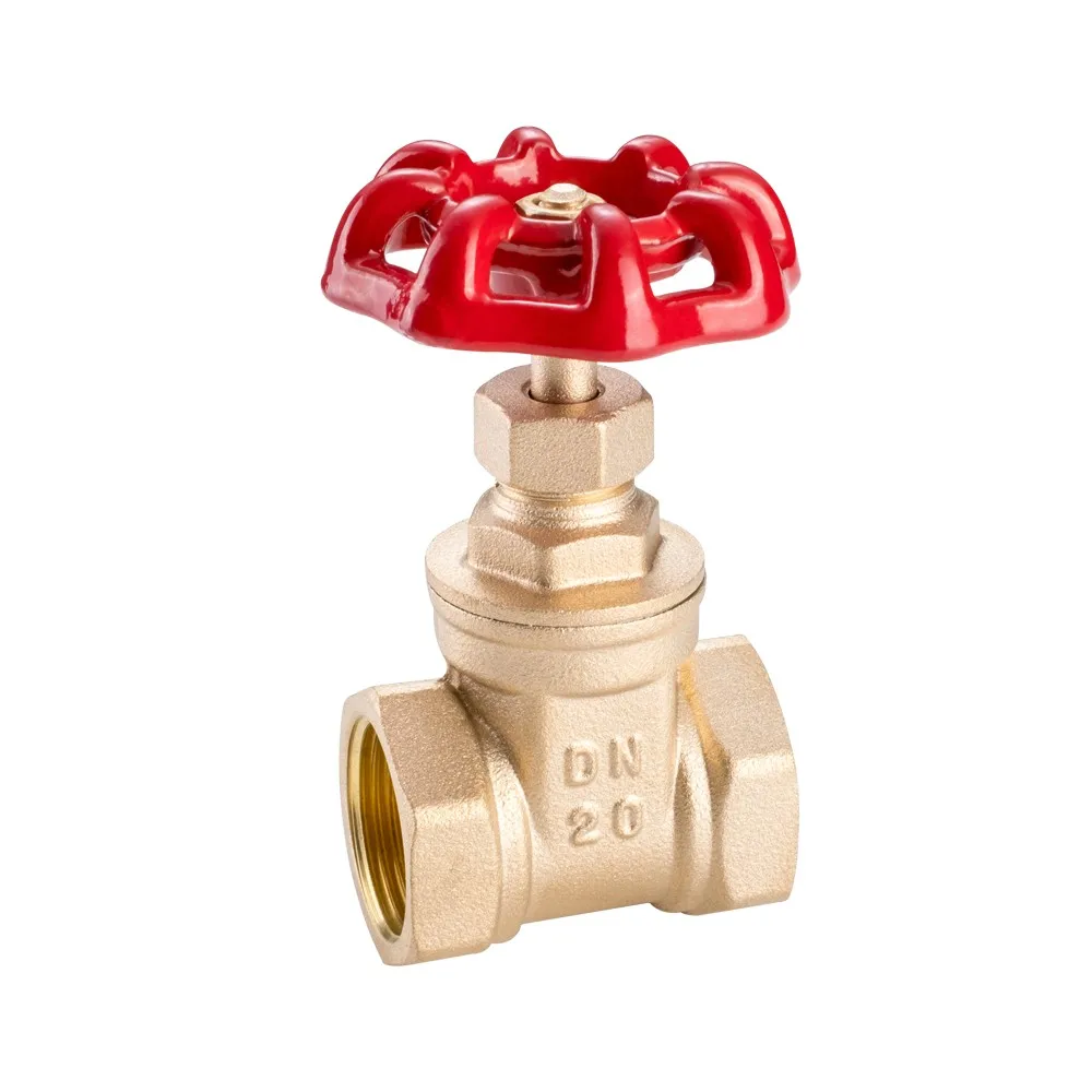 Hot sale brass gate valve steel handle wheel
