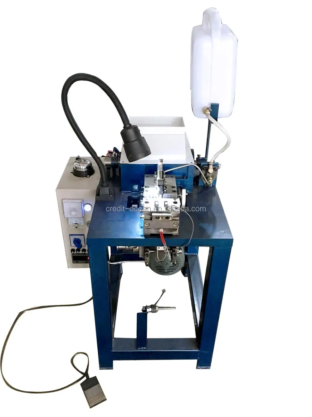 
Semi-automatic shoe/handbag lace aglet tipping machine 
