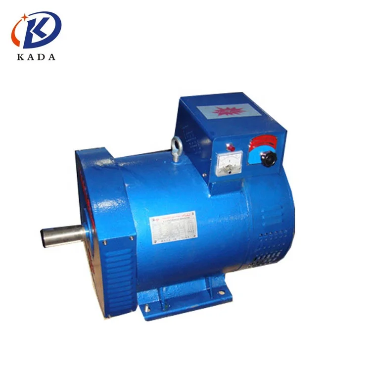 KADA 5kw generator without engine carbon brush generator 5 kva 3 phase alternator