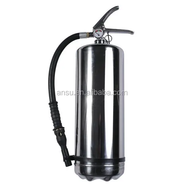 Stainless Steel SUS304 foam water type fire extinguisher 6L 9L 12L Portable SS 304 fire extinguisher