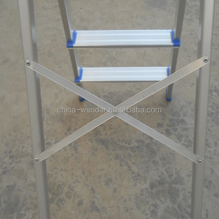 High Quality 2-8 Steps Household Ladder With EN131 /TUV GS certificate aluminum folding ladder