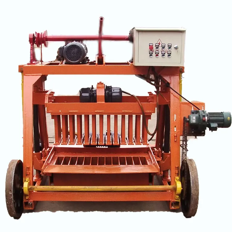 China Manual Moving Low Price Small Brick Making Machine For Sale