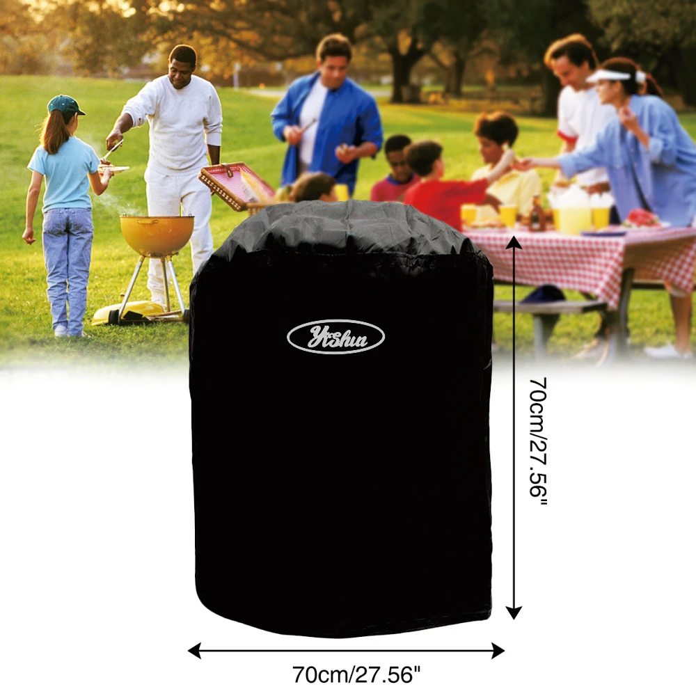 BBQ Grill Cover for Weber Charcoal Kettle Heavy Duty Waterproof 22 Inch Weather Resistant Barbeque Grill Covers